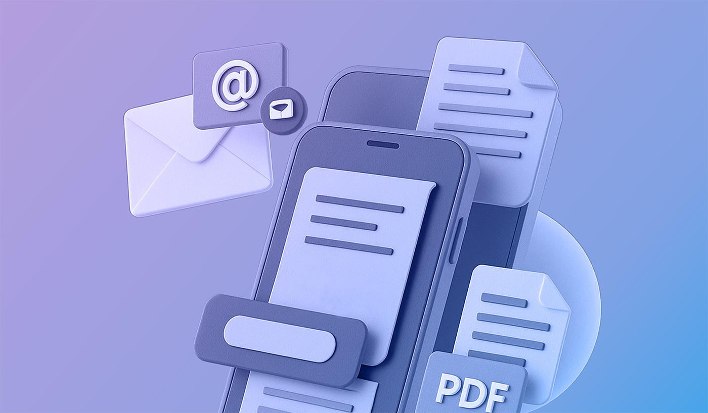 Document scanning and paper mail management interface