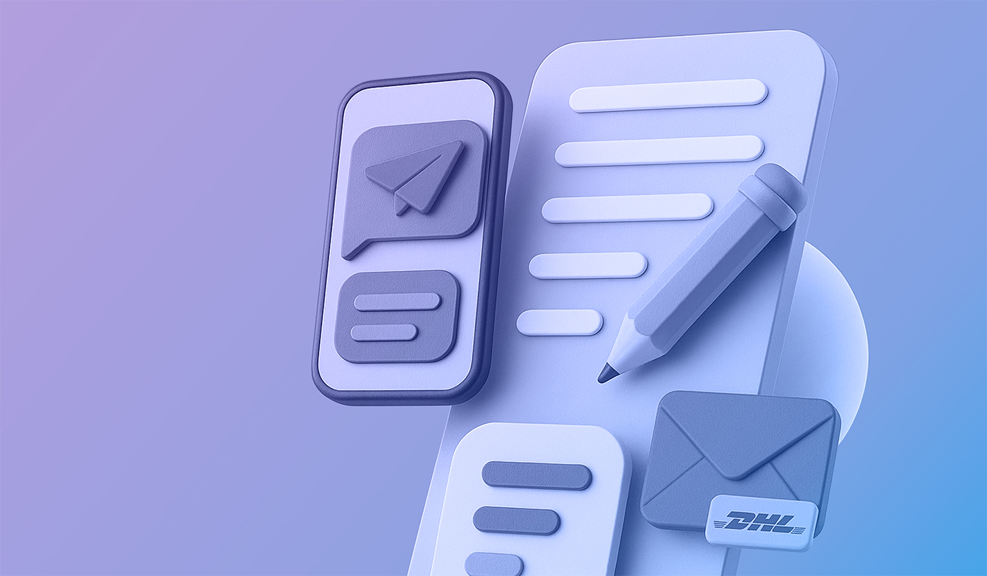 Smart reply generation and letter sending interface