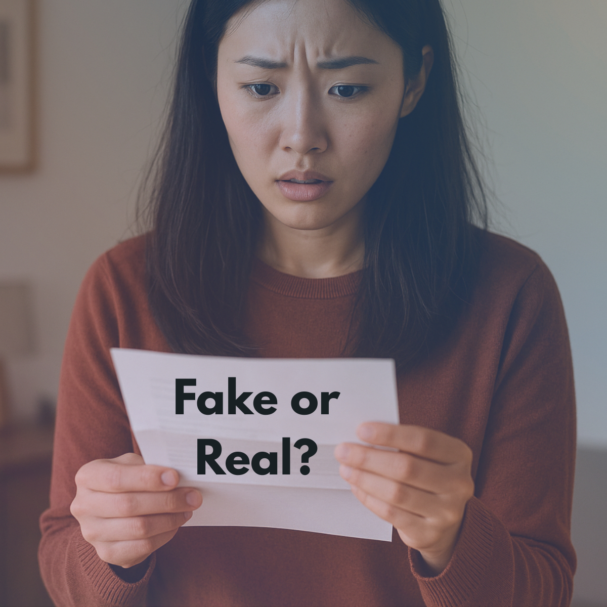 AI detecting fraud in letters